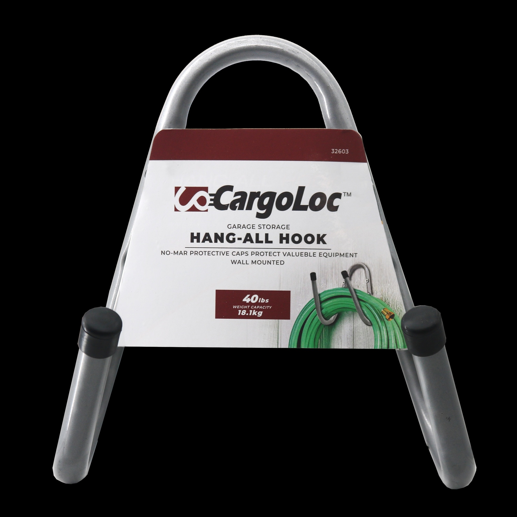 Cargoloc Hang-All Hook — Rust-Resistant, One-Piece Bracket, Model# 32603